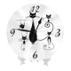thumbnail image 2 of Reloj de pared con gatos negros por todas partes, silencioso, de 10 pulgadas, estilo rústico retro, decorativo para sala de estar, cocina, hogar, baño y dormitorio, 2 of 7