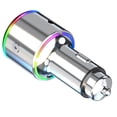 thumbnail image 3 of Youkk Wireless Bluetooth FM Car Kit - Fast Charging Ambient Lights Activation Input And Output Power 1Set, 3 of 6