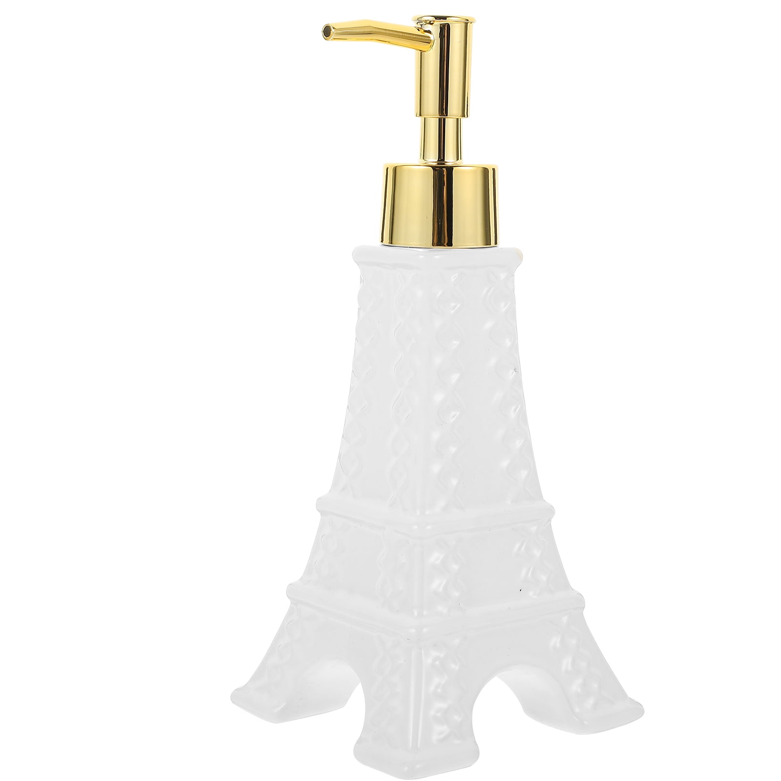 4 Colours Fashion Gold Top Head Fine Ceramic Embossment Bulge Spot Relief  Bath Bathroom Hotel Soap Lotion Gel Pump Dispenser – Foreverceramic