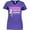 Purple, variant on Inktastic Breast Cancer Survivor 2 Years and Running with Pink Ribbon Women's V-Neck T-Shirt