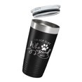 thumbnail image 3 of I'm Not Sure Who Rescued Who Tumbler Travel Mug Insulated Laser Engraved Coffee Cup Funny Dog Cat Lover Gift 20 oz Black, 3 of 5