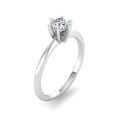 thumbnail image 3 of 1/2 Carat TW Diamond Solitaire Engagement Ring in 14k White Gold (I1, G-H), 3 of 5