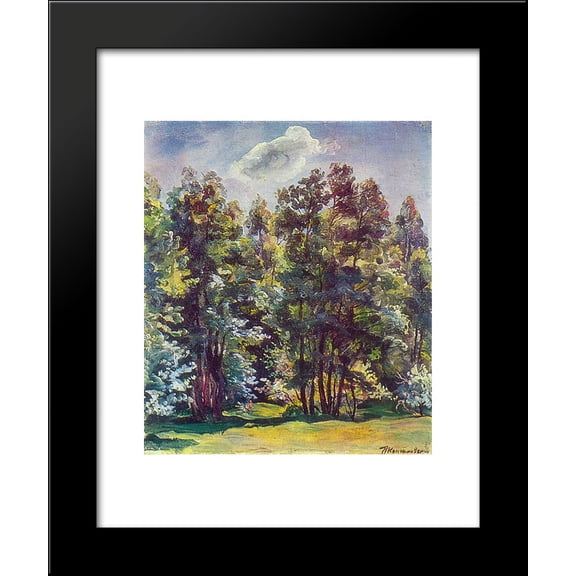 Alder against the sun 20x24 Framed Art Print by Pyotr Konchalovsky