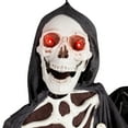 thumbnail image 6 of Northlight Animated Skeletal Reaper with Lights and Sound Halloween Decoration - 66", 6 of 10