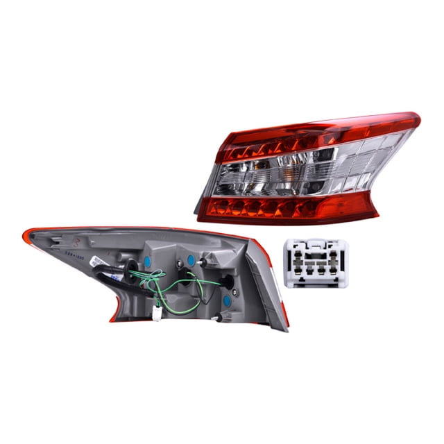 Calavera Sentra 2013 A 2016 Nissan Ext Der C/Leds DEPO .