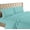 Aqua Stripe, variant on Fresh Linen Collection 600 Thread Count Solid 100% Egyptian Quality Cotton Deep Pocket Sheet Set (Twin Extra Long, Black Stripe)