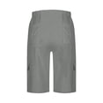 thumbnail image 6 of Axiiglly Bermuda Cargo Shorts for Women Elastic Waist Zipper Button 6 Pockets Cargo Hiking Shorts Knee Length Mid Rise Shorts, S-2XL, 6 of 6