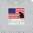 thumbnail image 4 of Inktastic Military Soldier Daddy Always My Hero Girls Toddler Dress, 4 of 5