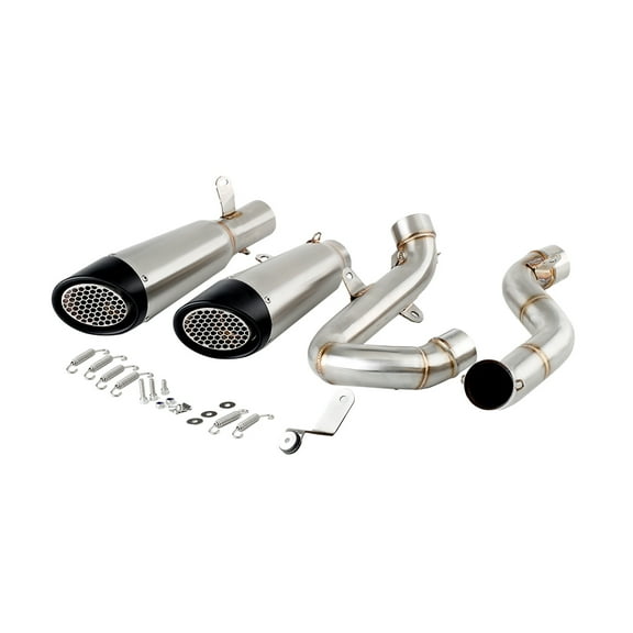 XLYWKJ For Ducati Panigale V4 2018-2023 V4S / StreetFighter V4 2020-2022 Motorcycle Mid Link Pipe Muffler Exhaust Middle Link Pipe Full System