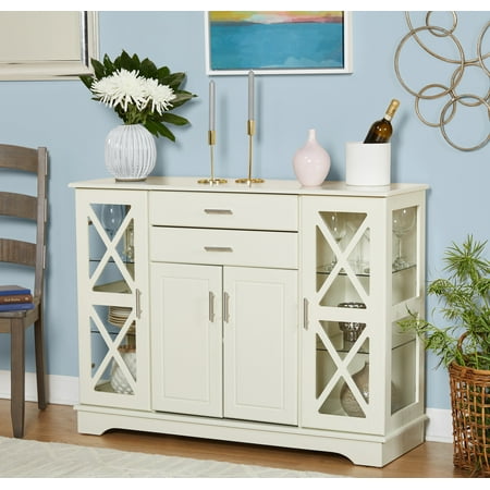 Kendall Buffet Wood/Antique White - TMS