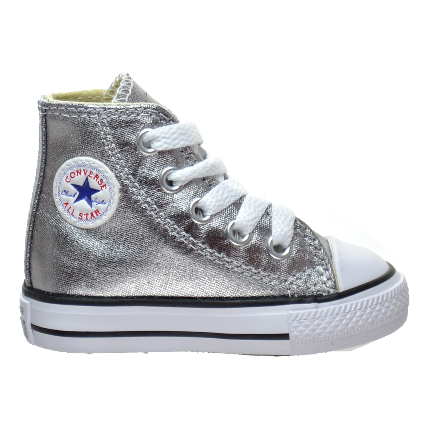 Encantador Sobrevivir promoción Converse Chuck Taylor All Star High top Toddler's Shoes Metallic Gunmetal  753177f - Walmart.com