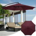 thumbnail image 2 of Matoen 8 Ribs Patio Umbrella Replacement Canopy 9 ft Cantilever Outdoor Patio Umbrella Cover Canopy 8 Rib Replacement Top (Canopy only), 2 of 7
