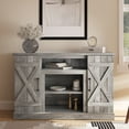 thumbnail image 2 of BELLEZE TV Stand Media Entertainment Center - Veropeso (Gray Wash), 2 of 7