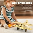 thumbnail image 4 of Biplane Aircraft Model, Vintage Iron Plane Model Collectible Airplane Desktop Decoration For Home Office Cafe Gallery, 4 of 7