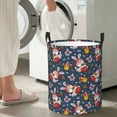 thumbnail image 5 of Fotbe Christmas Bunny A Pattern Laundry Basket with Handles, Waterproof Large Laundry Hamper, Wash Bag for Corner Dorm, Rolling Laundry Basket with Handles-Medium, 5 of 6