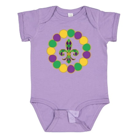 

Inktastic Mardi Gras Party Fleur De Lis Gift Baby Boy or Baby Girl Bodysuit