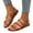 Brown, variant on Viluyesy Sandals for Womens, Soft Sole Open Toe Wide Width Summer Casual Flat Shoes Beige