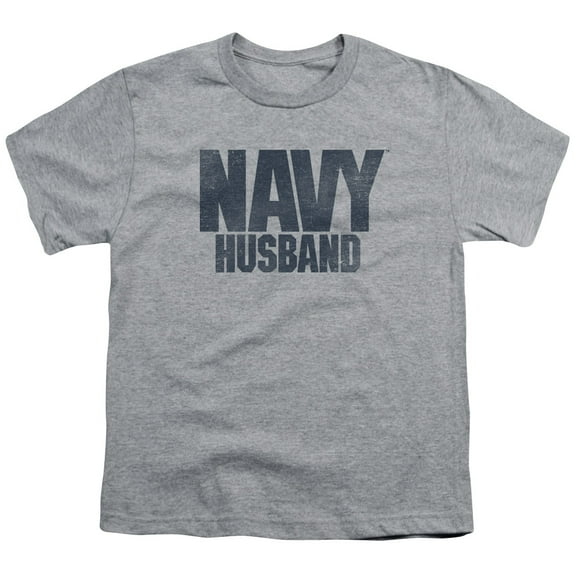 Navy - Navy Person - Youth Short Sleeve Shirt - X-Large