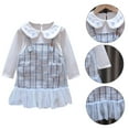 thumbnail image 2 of EIMELI Robe Automne Décontractée Bébés Filles Robe à Manches Longues Patchwork Robe d'Été pour Enfants, 2 of 6