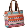 thumbnail image 4 of Lily Bloom Women's Recycled Fabric Floral Satchel Handbag, Multi-Color, 4 of 4