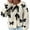 White, variant on Women's Cardigan Sweaters Tie Front Bow Knit Long Sleeve Jacket Coats,Black,L