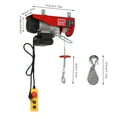 thumbnail image 3 of 1543lbs Overhead Electric Hoist Crane Lift Garage Winch with Remote 110V US, 3 of 12