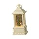 thumbnail image 4 of Bola de nieve navideña con forma de farol, luz nocturna decorativa con purpurina y música, decoración navideña para estantes de oficina y escritorios Blanco, 4 of 9