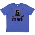 thumbnail image 3 of Inktastic 5th Birthday Ice Hockey Sports Party Boys Youth T-Shirt, 3 of 5
