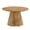 1Wood, variant on Ciphrias Round Coffee Table, 24 inch Grey Marble Look MDF with Pedestal Base for Living Room