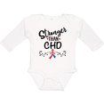 thumbnail image 3 of Inktastic Chd Awareness Month Ribbon Boys or Girls Long Sleeve Baby Bodysuit, 3 of 5