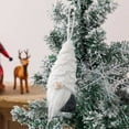 thumbnail image 4 of CIYISON 4/8 Packs Christmas Tree Hanging Gnomes Ornaments Handmade Swedish Tomte Sequins, 4 of 14