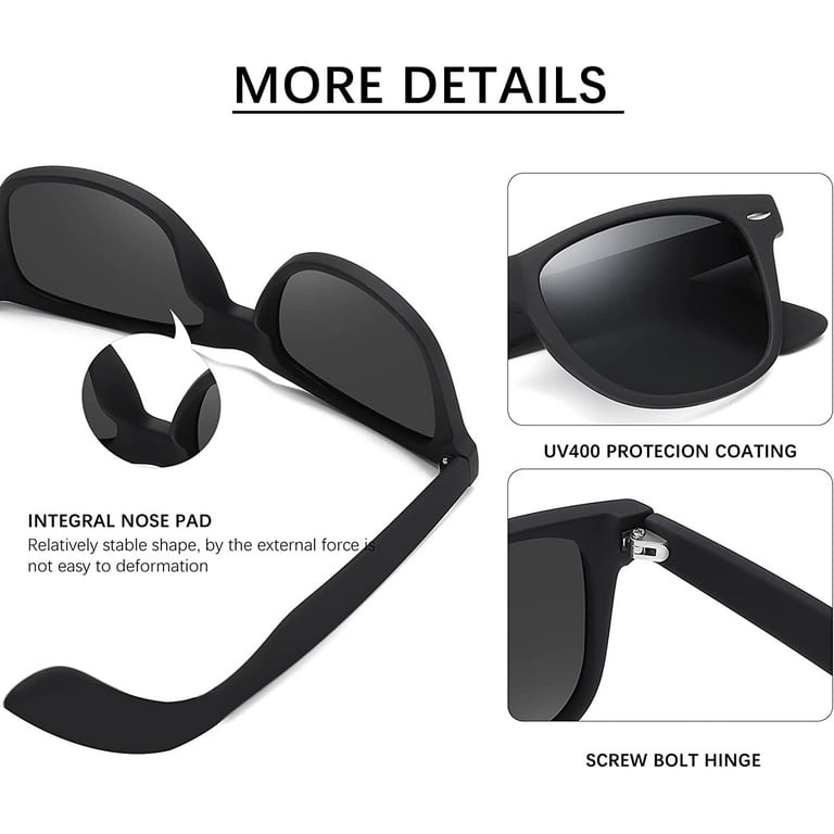 Polarized Sunglasses for Women and Men,UV400 Protection  display picture 2