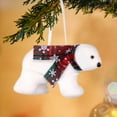 thumbnail image 6 of Gcvizuso Christmas Ornaments Clearance! Christmas Hanging Decorations, Christmas Decorations White Bear Pendant Christmas Tree Decorations Christmas Bear Doll Ornaments, 6 of 8