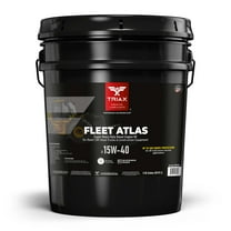 TRIAX Fleet Atlas 15W-40 API CI-4/CI-4 Plus Super Heavy Duty Diesel Engine Oil (5 Gallon)