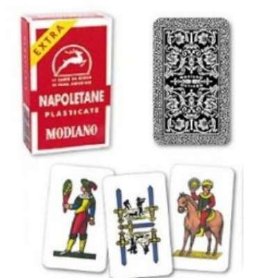 Authentic Italian Deck. Napoletane 97/25 Modiano Regional Italian Playing Cards 