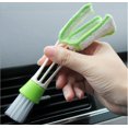 thumbnail image 1 of Set of 2 Green Car Cleaning Brush, Car Cleaning Brush, Auto Detailing Brush, Car Interior Cleaning Brush, for Engine, Dashboard, Air Vents and Interior, 1 of 5