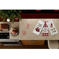 thumbnail image 4 of Serafina Home Christmas Kitchen Towels: Baking Spirits Bright Christmas Gingerbread Cookies 100% Cotton Flat Weave, 3 Dish Towels, 4 of 4