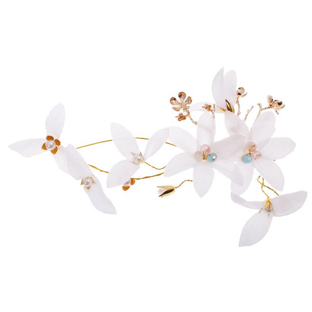 Flor peine para el cabello horquil para el cabello per artificial novia boda joyería nupcial Zulema Pinza de pelo