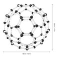thumbnail image 3 of Shisuyan 1 Set DIY C60 Molecular Structure Model Material for Science Education Chemistry Teaching Tool Plastic Model Components Plaything for Classroom, 3 of 8