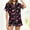 Red#4, variant on SERTG Womens Valentine Print Lapel Short Sleeve Pajama Set with Pockets Casual Spring Summer Homewear Two-Piece Outfit(Red,M)