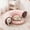 Pink, variant on Happy & Polly 2-in-1 Circular Cat Tunnel Bed, Rainbow Striped Collapsible Round Play Tube for Indoor Cats