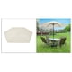 thumbnail image 5 of Sombrilla de tela para exteriores, parasol, cubre muebles de jardín, protege del sol y la lluvia. Ajuste de 2 metros 6 costillas, 5 of 8