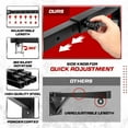 thumbnail image 4 of Yes4All Adjustable Heavy Duty Steel Wall Mount Punching Bag Hanger, 150 lb Capacity, Black, 4 of 7