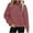 Pink, variant on hotojiny Womens Hoodies Fleece Sweatshirts Long Sleeve Casual Pullover Shirts Fall Winter Hooded Tops with Pocket