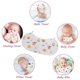 thumbnail image 4 of 5Pcs Burp Cloths Baby Bibs Muslin Burping Bid for Babies with Cotton Large Towels Extra Absorbent Soft-shape1, 4 of 4