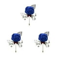 thumbnail image 1 of Redempat Versatile Wedding Brooch Add Classy And Sophisticated Touch To Any Look Modern Minimalist Brooch Pin royal blue 3Set, 1 of 6