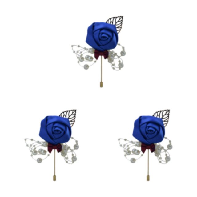 Redempat Versatile Wedding Brooch Add Classy And Sophisticated Touch To Any Look Modern Minimalist Brooch Pin royal blue 3Set