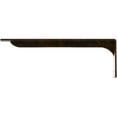 thumbnail image 4 of Ekena Millwork 2"W x 18"D x 6 1/2"H Embrey Steel Bracket, Antiqued Brass, 4 of 11