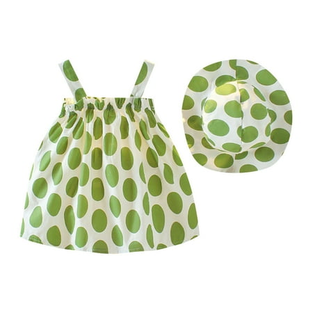 

Children Girls Bodysuit Polka Dots Printed Seaside A Line Casual Outdoor Sports Play Wear Soft Jumpsuits