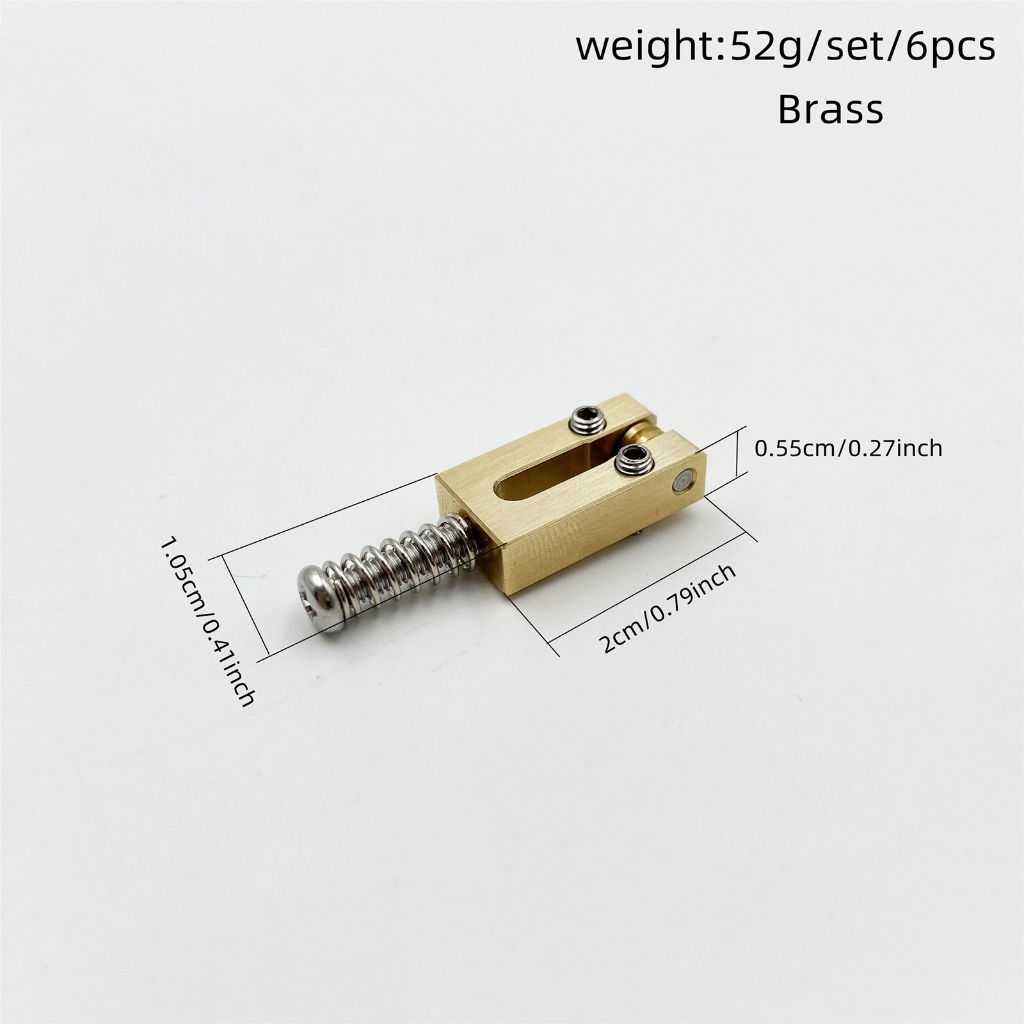 Professional Metal Guitar Tremolo Bridge Systems Easy Installation Suitable for Headless Electric Guitars Repairing